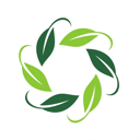 GreenPlus Cleaning Solutions five-leaf logo